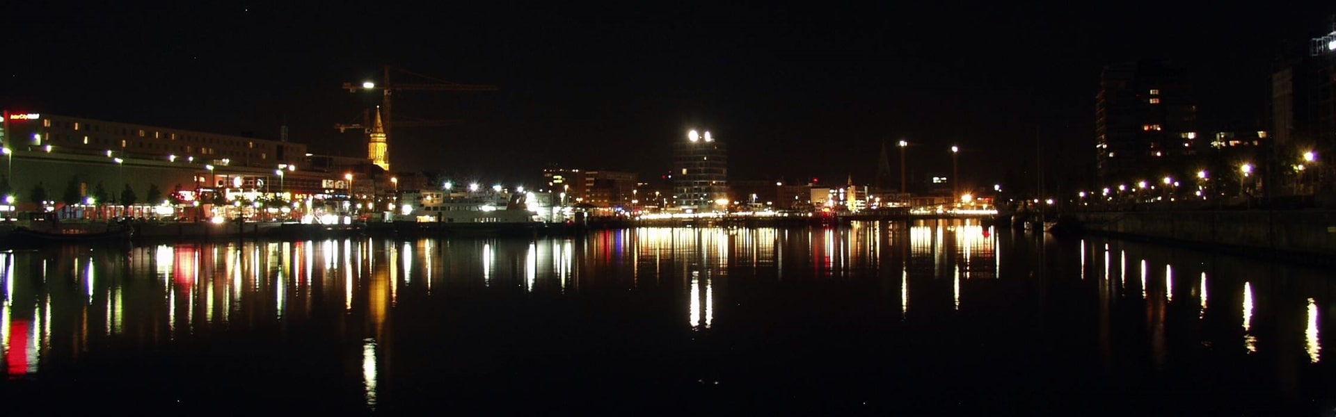 Kiel bei Nacht